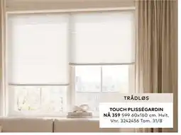 Skeidar TOUCH PLISSÉGARDIN tilbud