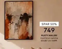 Skeidar RUSTY MALERI tilbud
