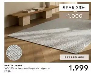 Skeidar NORDIC TEPPE tilbud