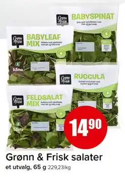 Spar Grønn & Frisk salater tilbud