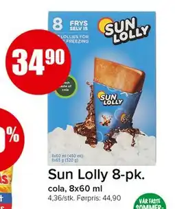Spar Sun Lolly 8-pk tilbud