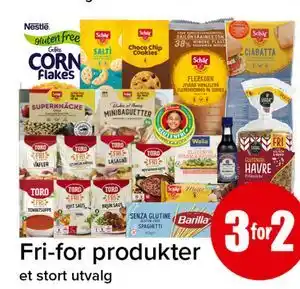 Spar Fri-for produkter tilbud