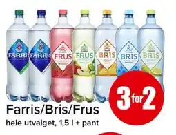 Spar Farris/Bris/Frus tilbud