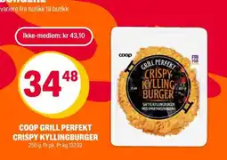Coop Extra COOP GRILL PERFEKT CRISPY KYLLINGBURGER tilbud