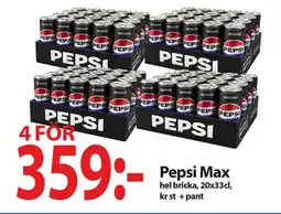 MaxiMat Svinesund Pepsi Max tilbud