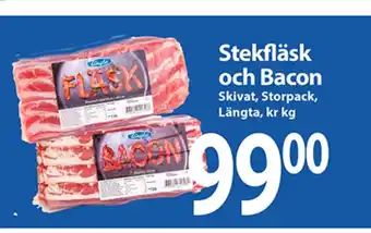 MaxiMat Svinesund Stekfläsk och Bacon tilbud