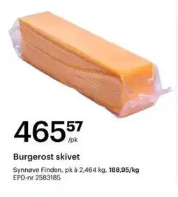Storcash Burgerost skivet tilbud