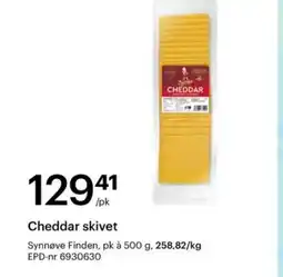 Storcash Cheddar skivet tilbud