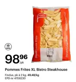 Storcash Pommes Frites XL Bistro Steakhouse tilbud