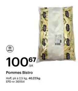 Storcash Pommes Bistro tilbud