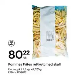 Storcash Pommes Frites rettkutt med skall tilbud