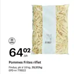 Storcash Pommes Frites riflet tilbud