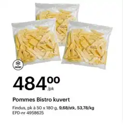 Storcash Pommes Bistro kuvert tilbud