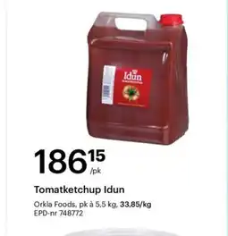 Storcash Tomatketchup Idun tilbud