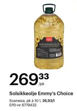 Storcash Solsikkeolje Emmy's Choice tilbud