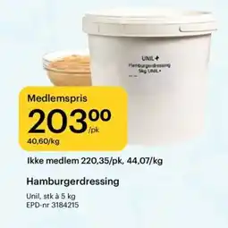 Storcash Hamburgerdressing tilbud