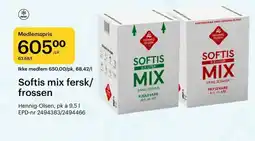 Storcash Softis mix fersk/ frossen tilbud