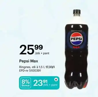Storcash Pepsi Max tilbud