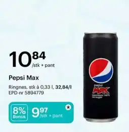 Storcash Pepsi Max tilbud