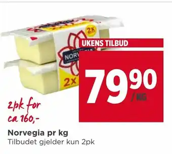 Meny Norvegia pr kg tilbud