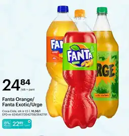 Storcash Fanta Orange/ Fanta Exotic/Urge tilbud