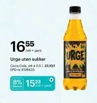 Storcash Urge uten sukker tilbud