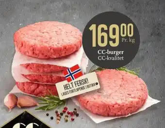 CC Mat Cc-burger cc-kvalitet tilbud