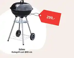 Montér Schou Kulegrill sort tilbud