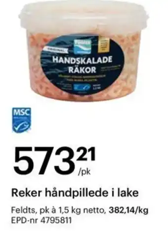 Storcash Reker håndpillede i lake tilbud