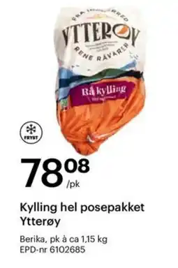Storcash Kylling hel posepakket Ytterøy tilbud