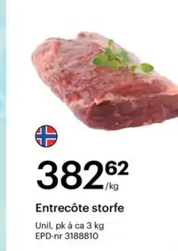 Storcash Entrecôte storfe tilbud