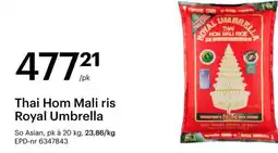Storcash Thai Hom Mali ris Royal Umbrella tilbud