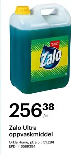 Storcash Zalo Ultra oppvaskmiddel tilbud