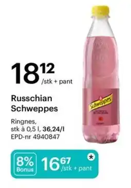 Storcash Russchian Schweppes tilbud