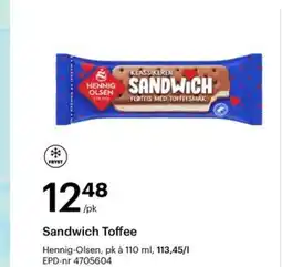 Storcash Sandwich Toffee tilbud