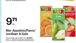 Storcash Mer Appelsin/Pære/ Jordbær & Eple tilbud
