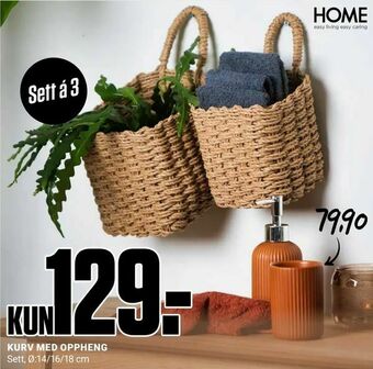 Europris Kurv med oppheng tilbud