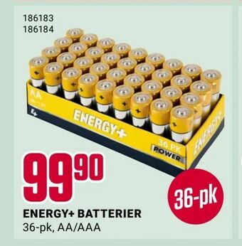 Europris Energy+ batterier tilbud