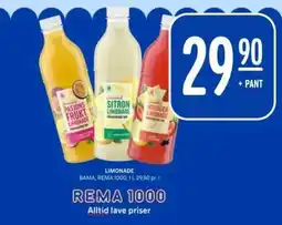 Rema 1000 LIMONADE tilbud