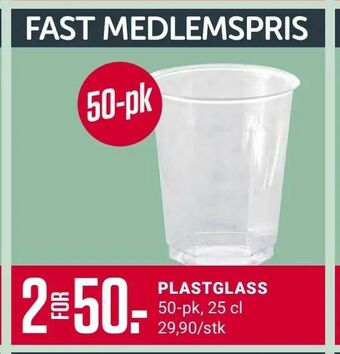 Europris Plastglass tilbud