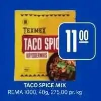 Rema 1000 TACO SPICE MIX tilbud