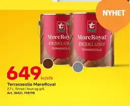 Byggmax Terrasseolje MøreRoyal tilbud