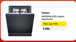 Skousen Siemens SN63EX03ME iQ300, Integrert oppvaskmaskin tilbud