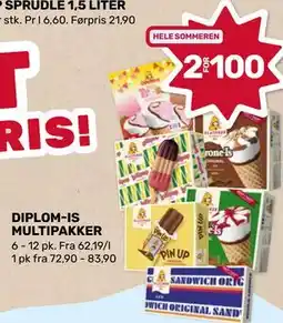 Matkroken DIPLOM-IS MULTIPAKKER tilbud