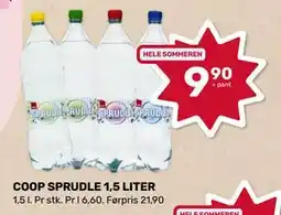 Matkroken COOP SPRUDLE 1,5 LITER tilbud