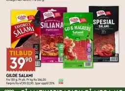Coop Mega GILDE SALAMI tilbud