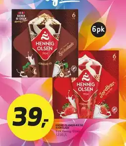 Bunnpris KRONE-IS JORDBÆR OG SJOKOLADE tilbud