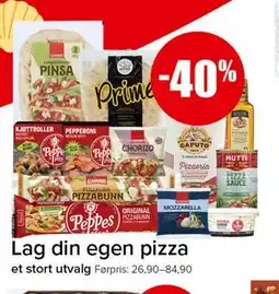 Spar Lag din egen pizza tilbud