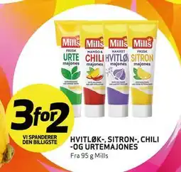 Bunnpris HVITLØK-, SITRON-, CHILI -OG URTEMAJONES tilbud