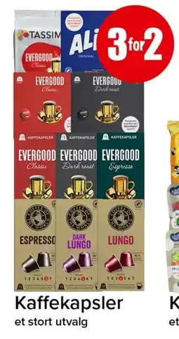Spar Kaffekapsler tilbud